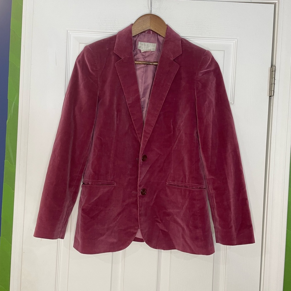 Emporium-Capwell  vintage dusty pink velvet blazer - Small